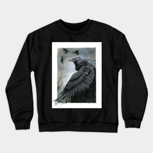 A Crow's Shadowed Wings Crewneck Sweatshirt